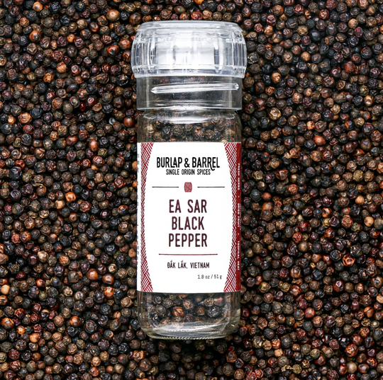 Ea Sar Black Pepper - 1.8 oz grinder-top jar